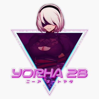 Nier:Automata (Yorha No.2 Type B Aesthetic) Sticker Vinyl Waterproof Sticker Decal Car Laptop Wall Window Bumper Sticker 5"