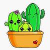 Cactus Sticker Vinyl Waterproof Sticker Decal Car Laptop Wall Window Bumper Sticker 5" view 1