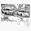 Initial D Fujiwara Takumi and Takahashi Keisuke Manga Sticker Vinyl Waterproof Sticker Decal Car Laptop Wall Window Bumper Sticker 5" view 1