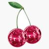 Disco Ball Cherries Sticker Vinyl Waterproof Sticker Decal Car Laptop Wall Window Bumper Sticker 5" view 1