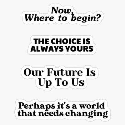 Enola Holmes Quotes Set Sticker Vinyl Waterproof Sticker Decal Car Laptop Wall Window Bumper Sticker 5"
