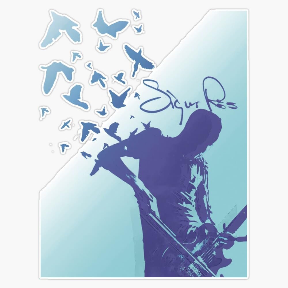 Sigur ROS Dream Pop 7 Sticker Vinyl Waterproof Sticker Decal Car Laptop Wall Window Bumper Sticker 5"