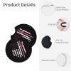 Breast Cancer Awareness American Flag 2 Pcs Premium Cup Holder Inserts Elevate in-Car Experience view 4