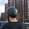 YMKJGZS Riding Beanie Motorcycle Half Helmet Open Face Motorbike Helmet, DOT Approved Low Profile Chopper Motorcycle Half Helmet for Men and Women Chopper Moped Scooter ATV (A,2XL) view 2