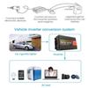 1000W-8000W Pure Sine Wave Inverter DC12/24/48/60V to AC 110/230V/240V Car Power Inverter, Sine Wave Power Inverter,with LED Display & 2 AC Outlets, for Motorhomes,Truck,Camping,Van,8000W-60Vto220V view 2