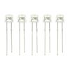 BREAKA F5 5mm Clear Straw Hat LED Emitting Diode Micro Indicator Lamp Bulb Wide Angle Transparent Strawhat (Color : 1000pcs Pink) view 1