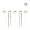 BREAKA F5 5mm Clear Straw Hat LED Emitting Diode Micro Indicator Lamp Bulb Wide Angle Transparent Strawhat (Color : 1000pcs Pink) view 2