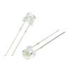 BREAKA F5 5mm Clear Straw Hat LED Emitting Diode Micro Indicator Lamp Bulb Wide Angle Transparent Strawhat (Color : 1000pcs Pink) view 4