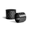 iPick Image for Jeep Willys Star Logo in Black on Real Carbon Fiber Barrel Black Aluminum Tire Valve Stem Caps view 3