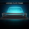 Buachois License Plate Holder, Carbon Fiber Universal 180 Angle Adjustable License Plate Bracke, Car Modification License Plate Frame view 2