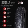 MZBZYU 90/90-19 Front Tire and Tube Set | 90/90/19 Street Tire with Low Knobby Tread | 90 90 19 All-Terrain Tread Tires view 2