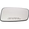 GO-PARTS - Mirror Glass for Hyundai Sonata 2011-2014 Right (Passenger), Heated, with Backing Plate, Excluding Hybrid Models, without Signal Light and Blind Spot Detection, Replacement 2012 2013 view 1