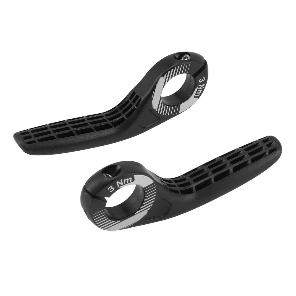 Aatraay Ends Plastic Multi Angle Regulation Anti Slip Handlebar Ends Extender for Road Mountain Cycling Accessories (Black)