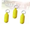VANZACK 2sets Bright Floating Key Ring Key Holder Beach Keychain for Water Sports 3pcs*2 view 3