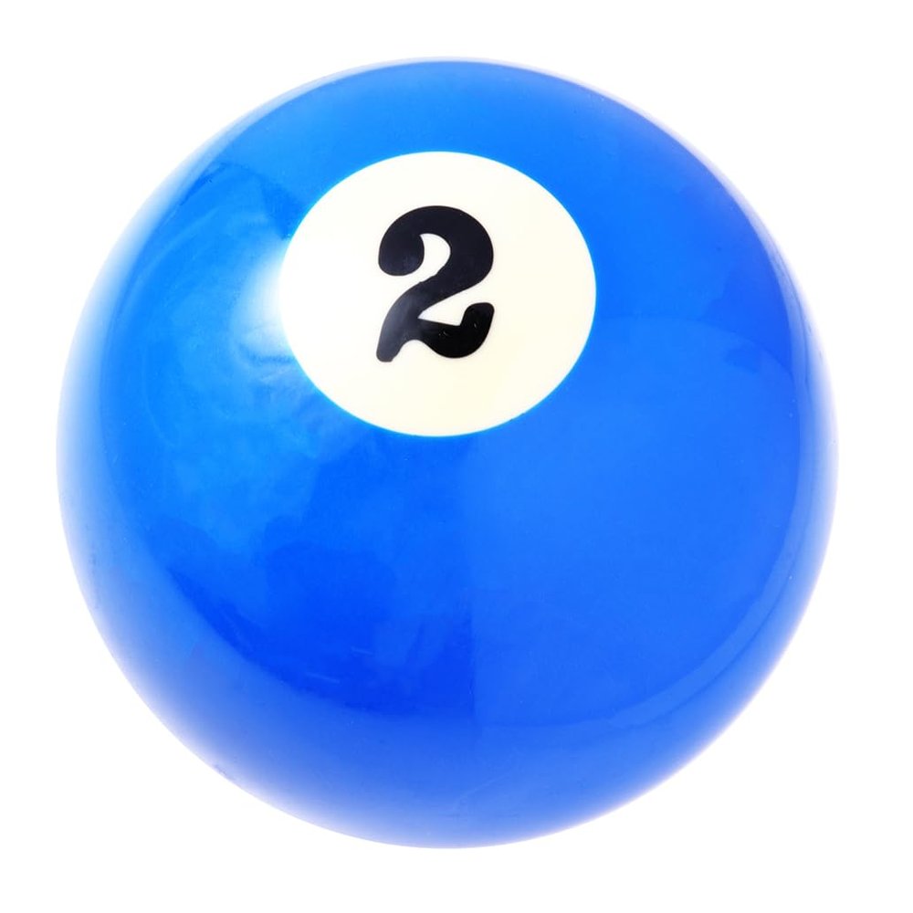 Mavota Billiard Ball Shifter Gear Knob Blue 2 Stick Knob Marbling Pool Ball Shifting Lever Handle Fit Most Automatic Manual Car Tuck Transmission Vehicle, W05C02, Blue 2