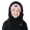 OWNGIGI Balaclava Ski Mask for Kids, Winter Windproof Face Mask for Cold Weather, Fleece Hooded Scarf Head Cover Neck Warmer Black view 2