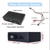 Fiber Decoder for Mercedes, Optical Box Most Adapter for Porsche 911 997 Macan Boxster Cayenne Cayman, Optic Car Radio Stereo Audio Converter Amplifier Connector for ML GL SLK CLS R E S Series view 4