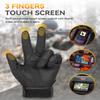 Tactical Gloves for Men and Women, Motorcycle Gloves Black Touchscreen with Hard Shell for Airsoft, Paintball, Motocross, Hunting, Shooting, Camping, ATV Riding, Outdoor Sports, Work (Black, Small) view 4