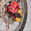 Aluminum 7075 Front Brake Caliper for LOSI 1:4 Promoto MX Motorcycle Dirt Bike RTR FXR LOS06000 LOS06002 Upgrades - Silver view 2