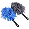 MUNEFE Car Dash Duster Brush, Multi Functional Car Duster, Car Nanofiber Cloth Brush Tool for Car Washing, Waxing, And Daily Cleaning Tasks(Blue) view 3