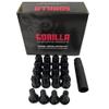 GTW Spyder 15" Golf Cart Wheels/Rims Black/Red (3+4) E-Z-GO & Club Car view 3