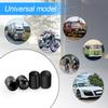Osilly Car Tire Valve Stems Caps, 4 Pcs Aluminium Alloy Valve Stem Covers, Leak-Proof and Dust-Proof Tire Air Valve Caps, Universal Auto Replacement for SUV, Truck, Bike and Motorcycle (Black) view 4