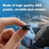Augeny 10 Sets Seat Belt Button Stop, Plastic Seat Belt Stop Clips, Universal Snap-On System Seatbelt Buckle Stopper Button Kit, Prevent Buckle from Sliding Down, No Welding Required (Black) view 4