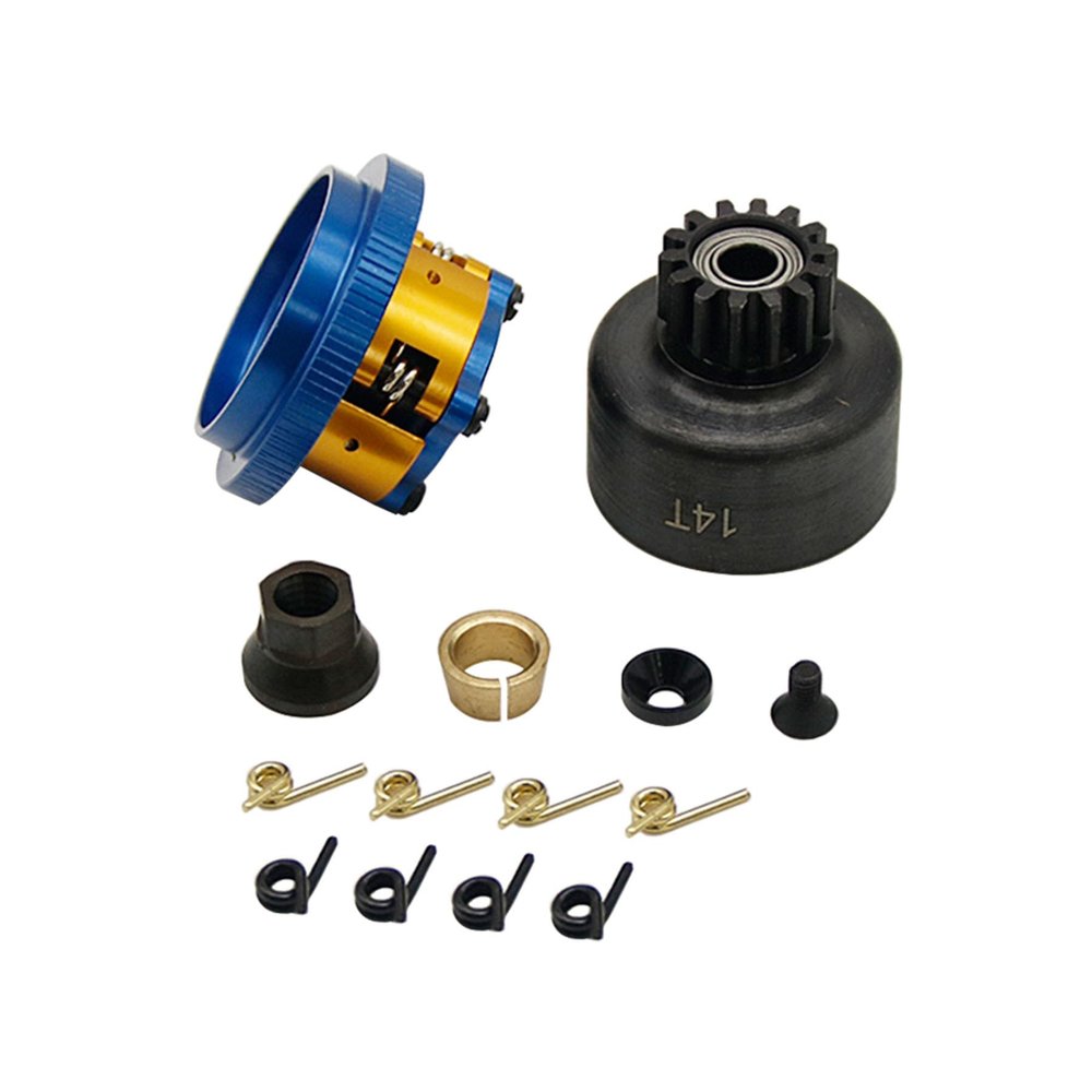 FLMLF 14T Clutch & Flywheel Kit for SG Crank Engine Fit Team Losi 8IGHT 8T 1.0 2.0 3.0