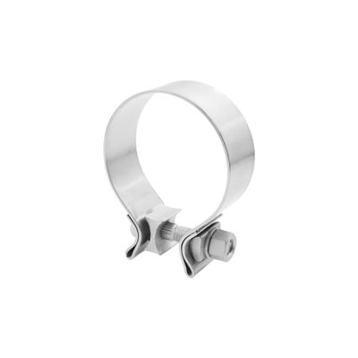 Exhaust Clamp,TTZEZE 70mm/2.75'' Butt Joint Band Clamp Narrow Band Clamp Stainless Steel,Exhaust Coupler for 2.75 Inch OD Exhaust Pipes,Mufflers,1 PCS
