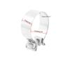 Exhaust Clamp,TTZEZE 70mm/2.75'' Butt Joint Band Clamp Narrow Band Clamp Stainless Steel,Exhaust Coupler for 2.75 Inch OD Exhaust Pipes,Mufflers,1 PCS view 2