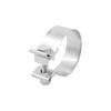 Exhaust Clamp,TTZEZE 70mm/2.75'' Butt Joint Band Clamp Narrow Band Clamp Stainless Steel,Exhaust Coupler for 2.75 Inch OD Exhaust Pipes,Mufflers,1 PCS view 3