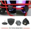 Football Visor Clips Football Visor Helmet Clips - Universal Fit (1 Pair) (black01) view 3