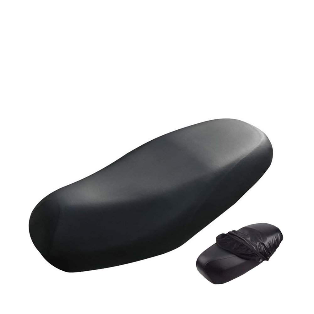 Motorcycle Seat Cover Waterproof Dustproof Rainproof Sunscreen Motorbike Scooter Cushion Seat Cover Protector Cover Accessories (Size : Leather XL 80CMx53CM)