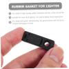 Healeved 30 Pcs Fuel-Saving Rubber mat Lighter Accessories Gasket for Lighter Flint Torch Liquid Gasket Anti-Evaporation Mat Bottom Bottom Pad Seal view 4