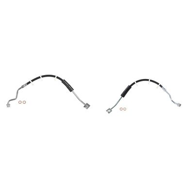 2x Brake Line Front Right Brake Hose Front Left for Ford Explorer 1993