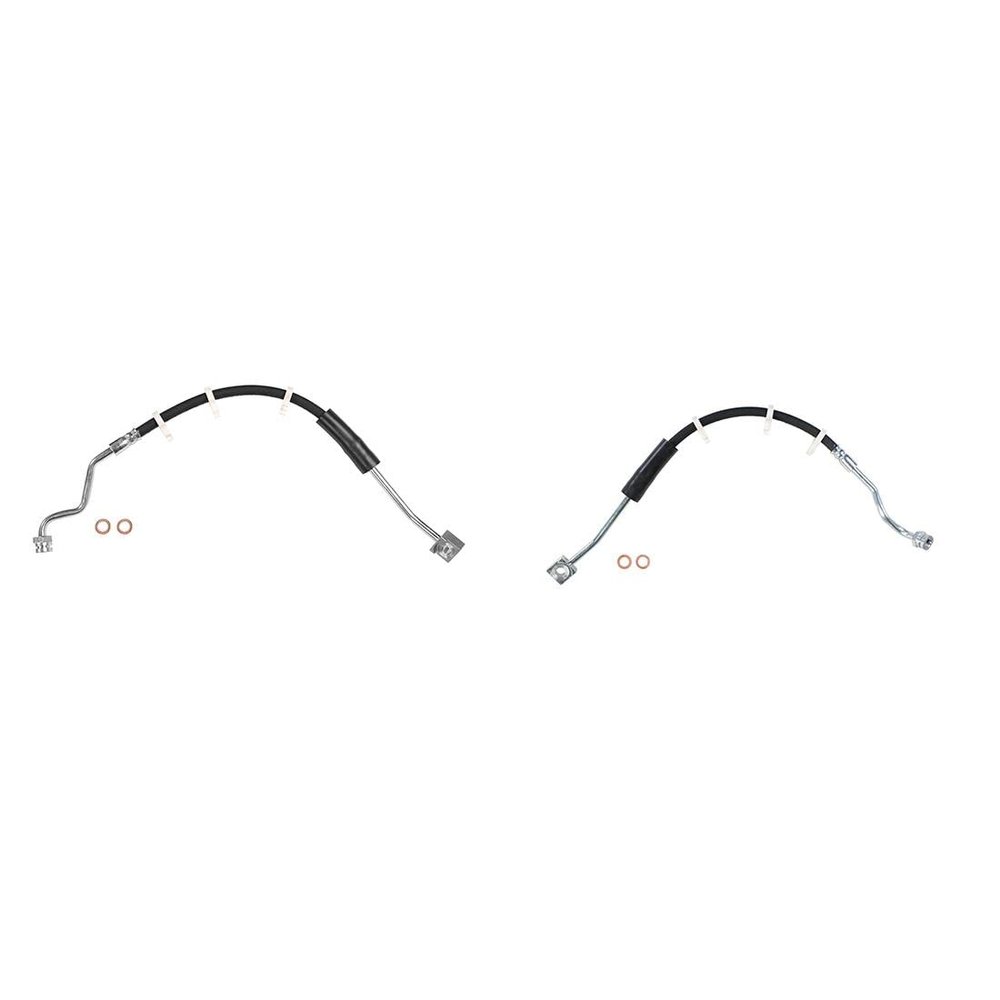 2x Brake Line Front Right Brake Hose Front Left for Ford Explorer 1993