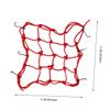 VANZACK Bike Cargo Net Rear Frame Net Cover Luggage Cover Helmet Net Rubber Band Elastic Red 30 * 30cm view 2