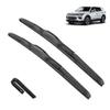 Vehicle wiper Car Front Wiper Blades For SsangYong Korando C300 2019 2020 2021 2022 Window Windscreen Windshield Auto Sticker Car Accessories All-weather wiper (Color : RHD) view 1