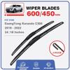 Vehicle wiper Car Front Wiper Blades For SsangYong Korando C300 2019 2020 2021 2022 Window Windscreen Windshield Auto Sticker Car Accessories All-weather wiper (Color : RHD) view 2