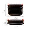 On Board Garbage can Multi Purpose Retractable Bucket for Folding Bicycle view 3