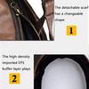 YMKJGZS German Style Retro Half Helmet Motorcycle Leather HelmetDOT/ECE Certified Open-Face Helmet Fit for Cruiser Moped Scooter ATV Adult Men Women Street Jet Helmet with Goggles (10,L) view 3
