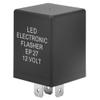 Pilipane Vehicle Turn Semaphore Flasher, EP27 5 Pin LED Flasher Relay, 12V Flasher for Turn Signals for Turn Semaphore Fix Watertight, 12V, Hyper Flash Solution view 1