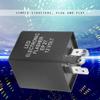 Pilipane Vehicle Turn Semaphore Flasher, EP27 5 Pin LED Flasher Relay, 12V Flasher for Turn Signals for Turn Semaphore Fix Watertight, 12V, Hyper Flash Solution view 3