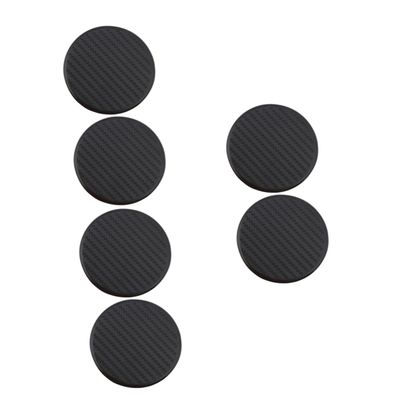 FAVOMOTO 12pcs Non- Car Cup Mats Water-Resistant for Car Cup Holders Round Black Design for Daily Use Convenient and Easy to Clean