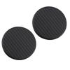 FAVOMOTO 12pcs Non- Car Cup Mats Water-Resistant for Car Cup Holders Round Black Design for Daily Use Convenient and Easy to Clean view 2