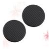 FAVOMOTO 12pcs Non- Car Cup Mats Water-Resistant for Car Cup Holders Round Black Design for Daily Use Convenient and Easy to Clean view 3