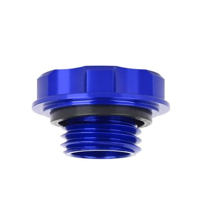 Car Aluminum Alloy Engine Oil Filler Cap Plug Cover Replacement Blue for Honda EK Civic EG Valve Oil Cap