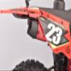 Aluminum 7075 Exhaust Pipe For LOSI 1:4 Promoto MX Motorcycle Dirt Bike RTR FXR LOS06000 LOS06002 Upgrades - Black view 3