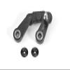Aluminium 7075 Steering Assembly for Tamiya 1:10 R/C 58719 BBX BB-01 Upgrade Parts - Black view 1