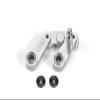 Aluminium 7075 Steering Assembly for Tamiya 1:10 R/C 58719 BBX BB-01 Upgrade Parts - Silver view 1